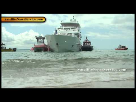 ship runs aground - FALMOUTH -- An 85-foot yacht called