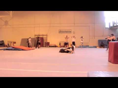 Painful Gymnast Collision