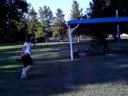 Golf cart chase and crash Golf cart chase and crash
