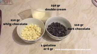 White and Dark Chocolate Mousse