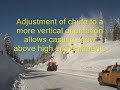 Unimog U500 Snow blower demo
