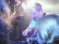Fran Healy Giving Little Boy Earplugs