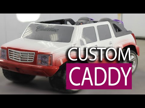 Custom Painted Job – Power Wheels Cadillac