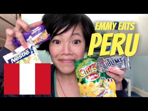 Emmy Eats Peru - tasting Peruvian snacks & sweets