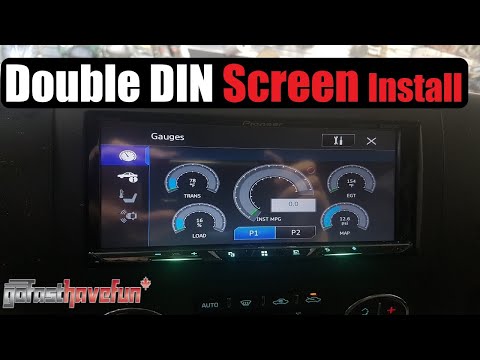 Navigation Screen in dash DVD / Double DIN / Stereo Install / Installation