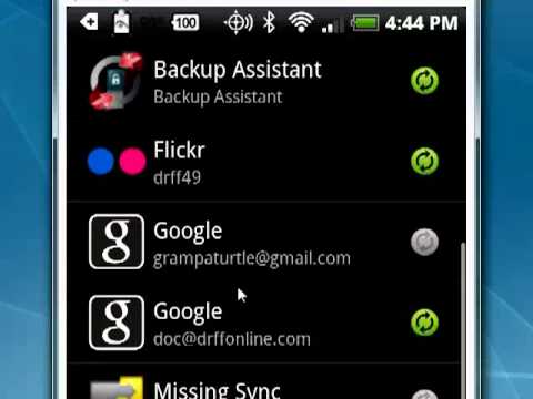 how to sync email to phone