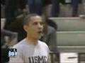 Barack Obama plays hoops