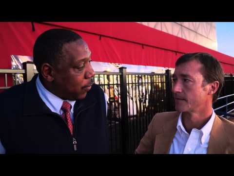 Deke Copenhaver - Mayor Deke Copenhaver with Clint Bryant at James Brown Arena in Augusta, GA.