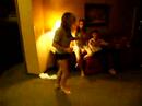tiffany johnson showing us one of her dance routines in wisconsin dells