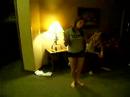 tiffany johnson showing us one of her dance routines in wisconsin dells