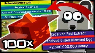 32 SECRET FREE GIFTED MYTHIC BEE EGG CODES IN BEE SWARM SIMULATOR! Roblox 