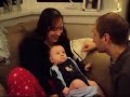 Cameron talking to daddy