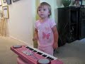 Raegan Baby singing Alicia Keys - No One