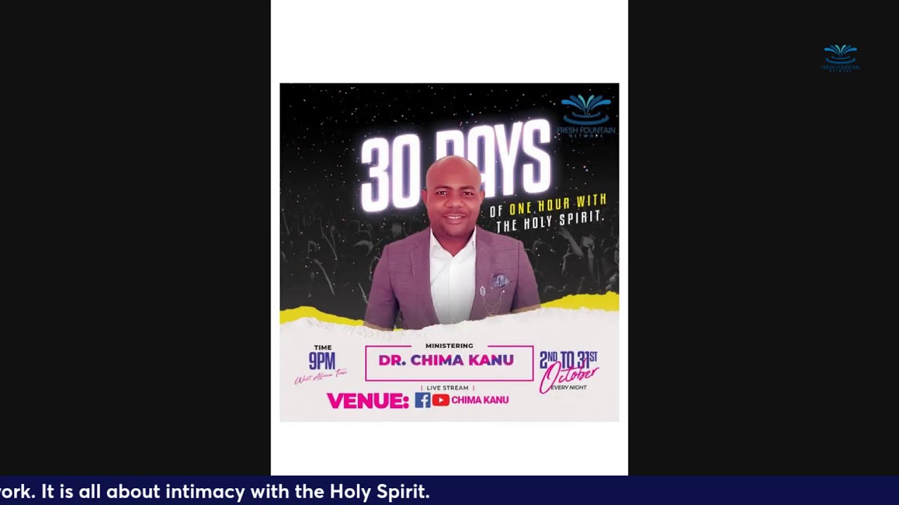 DAY 29 OF 30 DAY ONE HOUR WITH THE HOLY SPIRIT - GRACE FOR CONSISTENCY!