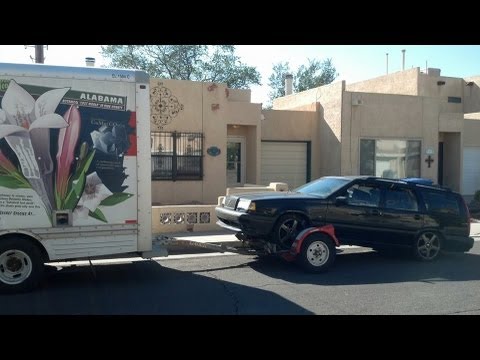 how to properly tow a rwd car