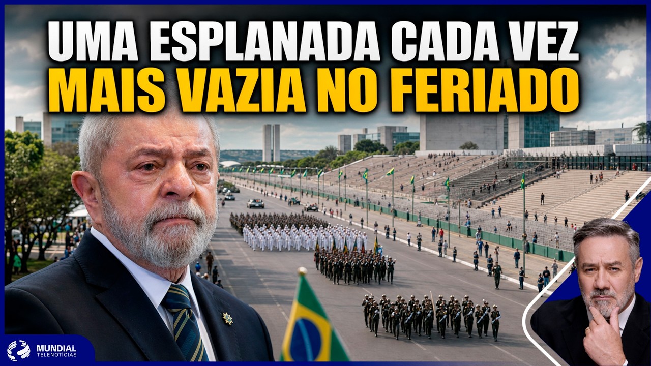 7 de setembro leva POUCOS militantes para DESFILE #7desetembro  #esplanada  #brasilia