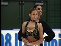 kassy kova and justin ross perform their intermediate freedance at the 2008 junior national figure skating championships in salt lake city, utah.