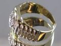 Rolex Style Men's Diamond Ring 14K Gold . Men's Diamond ring Rolex style.