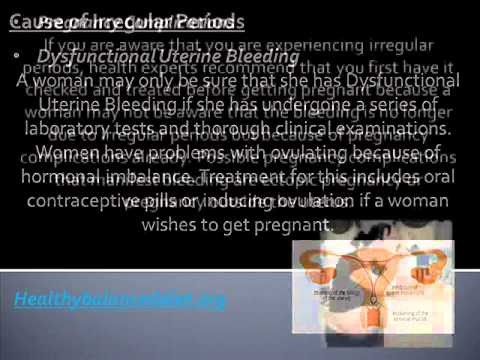 how to define irregular periods