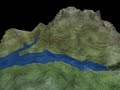 Animazione digitale della frana del monte Toc - Vajont