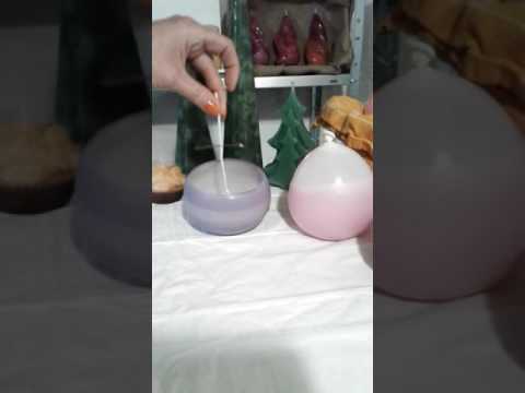 Kerze giessen ohne Giessform, Wachslaterne selber herstellen, DIY Candle