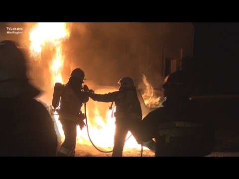 Click to View : Nocne pożary na terenie gminy Czernica 1 sierpnia 2015 rok tuż po północy
