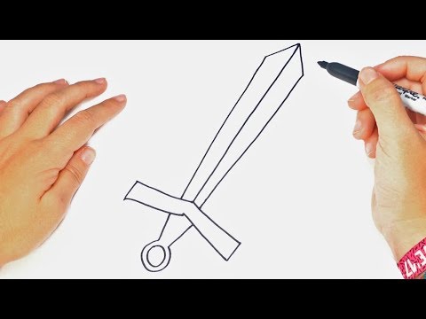 video-linktoworks-How to draw a Sword for Kids | Sword Easy Draw Tutorial ...