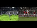 FIFA 09 vs PES 2009 comparison video