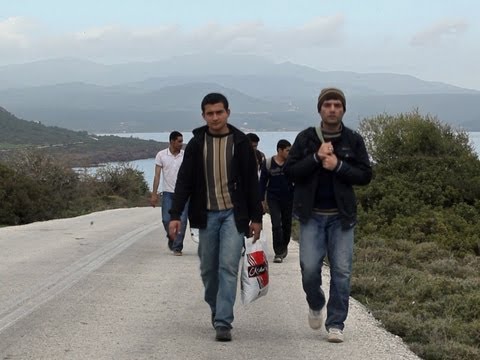 Afghan children on a long and perilous journey