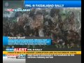 Nawaz Sharif addresses PML-N rally