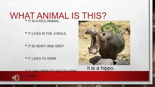 can you guess what the animal is ? wild animal