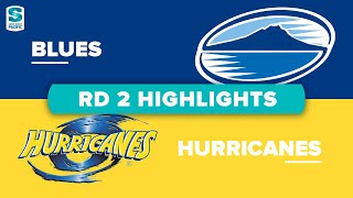 Blues v Hurricanes Rd.2 2022 Super rugby Pacific video highlights