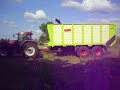 Maish�ckseln 2008 mit Claas, Case und Valtra
