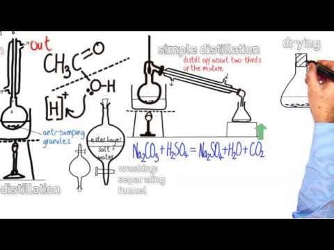 how to isolate and purify esters