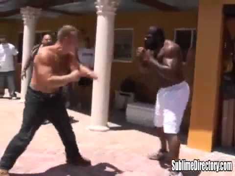 Street Fight Kimbo Slice Fights Adryan K.O