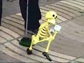 Un esqueleto bailador en la ciudad de M�xico