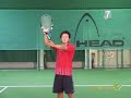片手バックボレー/正しい打点の見つけ方