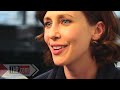 from working with george clooney to filming the wedding scene, vera farmiga tells us what it is was like working on 