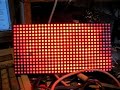 Videoclip on an 32x16 led board