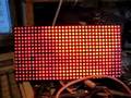 Videoclip on an 32x16 led board