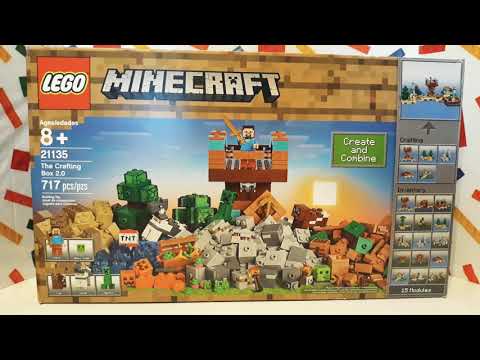 (Part 1) The Crafting Box 2.0, '2017' Lego Minecraft 21135
