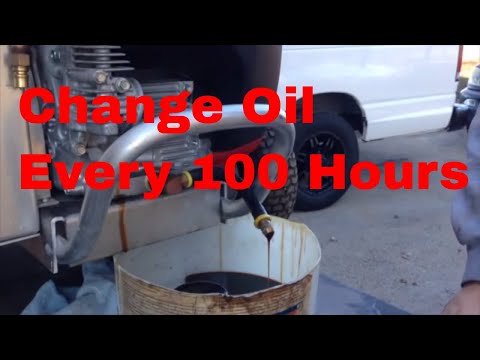 how to drain oil from honda gx160