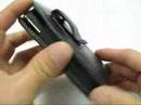 PDair Leather case for HTC S620 Vertical Pouch Type (Black)