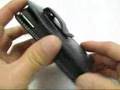 PDair Leather case for HTC S620 Vertical Pouch Type (Black)