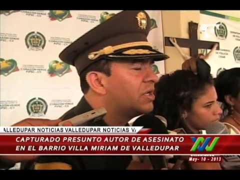 Capturado presunto autor de  asesinato en el barrio Villa Miriam de Valledupar