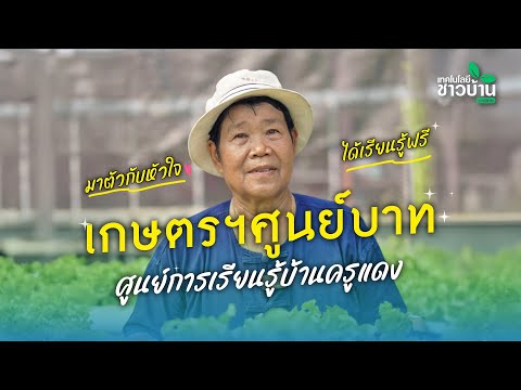 เกษตรฯศูนย์บาท@ศูนย์การเรียนรู้บ้านครูแดง มาตัวกับหัวใจ ได้เรียนรู้ฟรี | เทคโนโลยีชาวบ้า