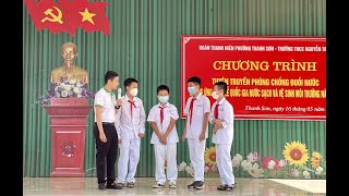Tuyên truyền phòng, chống tai nạn đuối nước cho học sinh trường THCS Nguyễn Trãi