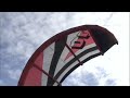 Kiteboarding with a latitude glider in Virginia Beach kite surfing - 11-22