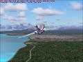 fs2004 727 landing on a very short runway  herrera hex 