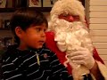 Santa Claus visits Aston Trejo at home!